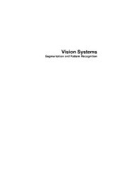 book Vision Systems - Segmentation and Pattern Recognition