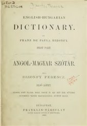 book English-Hungarian Dictionary