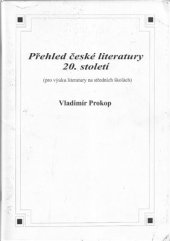 book Přehled české literatury 20. století