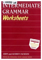 book Intermediate Grammar Worksheets. Photocopiable resource