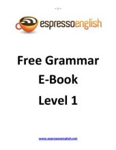 book Free Grammar E-book - Level 1