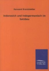 book Indonesisch und Indogermanisch im Satzbau
