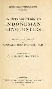 book An Introduction to Indonesian Linguistics