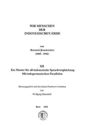 book Ein Muster für all-indonesische Sprachvergleichung mit indogermanischen Parallelen