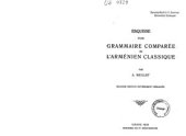 book Esquisse d'une grammaire comparée de l'arménien classique