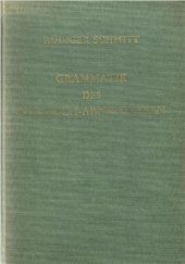 book Grammatik des Klassisch-Armenischen mit sprachvergleichenden Erläuterungen