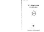 book Altarmenische Grammatik