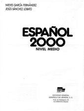 book Español 2000. Nivel Medio