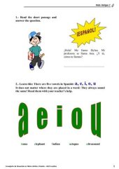 book ¡Hola amigos! Cuaderno de actividades de español para primaria. Libro 1