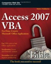 book Access 2007 VBA Bible: For Data-Centric Microsoft Office Applications