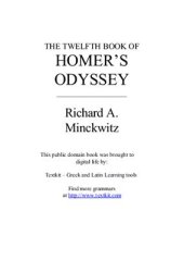 book Book Twelve of The Odyssey in Greek