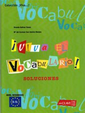 book Viva el vocabulario! B1-B2 - Soluciones