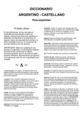 book Diccionario argentino-castellano para españoles