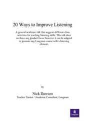 book 20 Ways to Improve Listening +