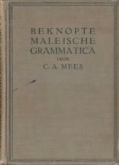 book Beknopte Maleische grammatica