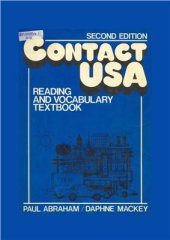 book Contact U.S.A. Reading and Vocabulary Textbook