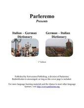 book Italian-German, German-Italian Dictionary