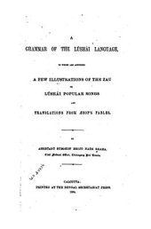 book A grammar of the Lushai language