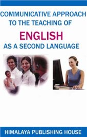 book Communicative Approach to the Teaching of English as a Second Language