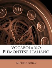 book Vocabolario Piemontese-Italiano