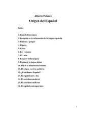 book Origen del Español