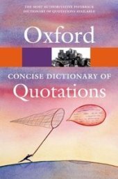 book Oxford Concise Dictionary of Quotations