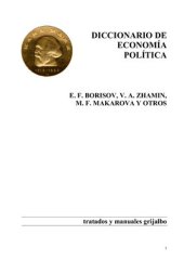 book Diccionario de economía política