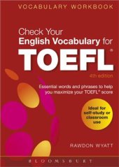 book Check Your English Vocabulary for TOEFL (4th Ed) 2012 workbook