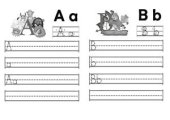 book Роздатковий матеріал для молодших школярів: ABC-Tracing