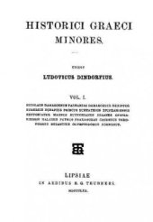 book Historici graeci minores edidit Ludovicus Dindorfius. Volume I-II