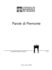 book Parole di Piemonte