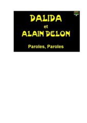 book Learn French with - Dalida et Alain Delon Paroles Paroles