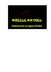 book Learn French with - Mireille Mathieu Pardonne-moi ce caprice d’enfant