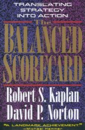 book The Balanced Scorecard: Translating Strategy into Action 