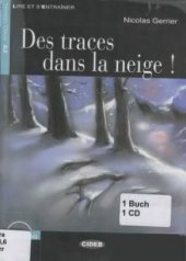 book Des traces dans la neige (A2)