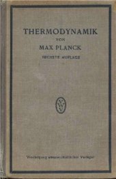 book Thermodynamik (Vorlesungen über Thermodynamik)