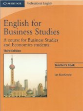 book English for Business Studies. Teacher's Book