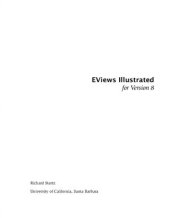 book EViews Illustrated for Version 8