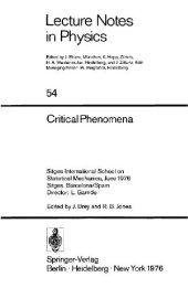 book Critical phenomena Proc. Sitges