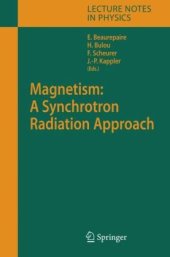 book Magnetism: A Synchrotron Radiation Approach