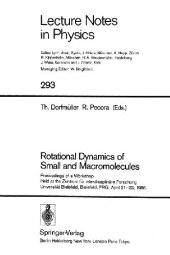 book Rotational Dynamics of Small and Macromolecules