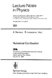 book Numerical Combustion