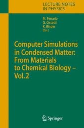 book Computer simulations in condensed matter systems: from materials to chemical biology