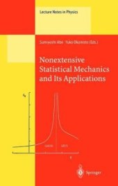 book Nonextensive Statistical Mechanics and Its Applications