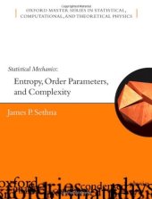 book Statistical mechanics: Entropy, Order parameters and complexity