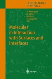 book Molecules in Interaction with Surfaces and Interfaces