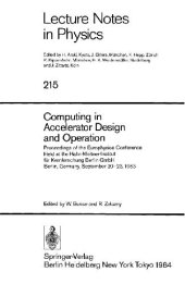 book Computing in Accelerator Design and Operation