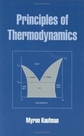 book Principles of thermodynamics