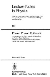 book Photon-Photon Collisions