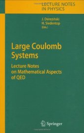 book Large Coulomb systems: lecture notes on mathematical aspects of QED